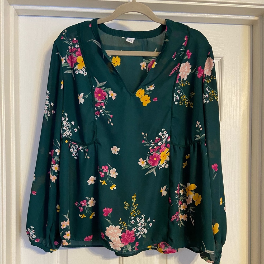 Gorgeous Green Blouse